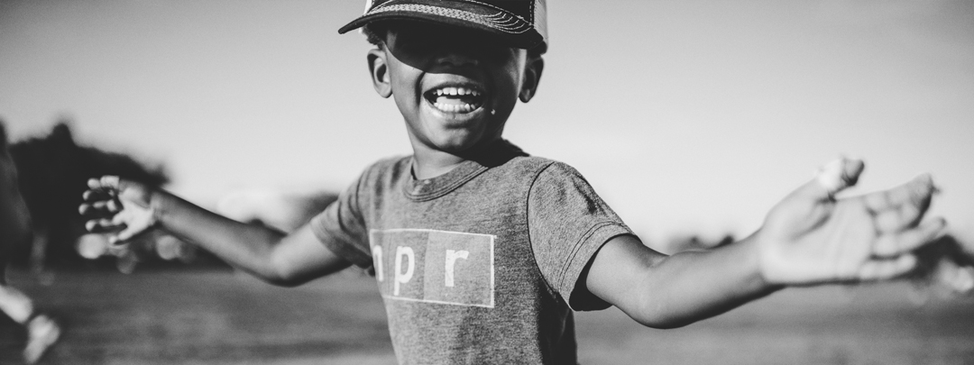 boy having fun